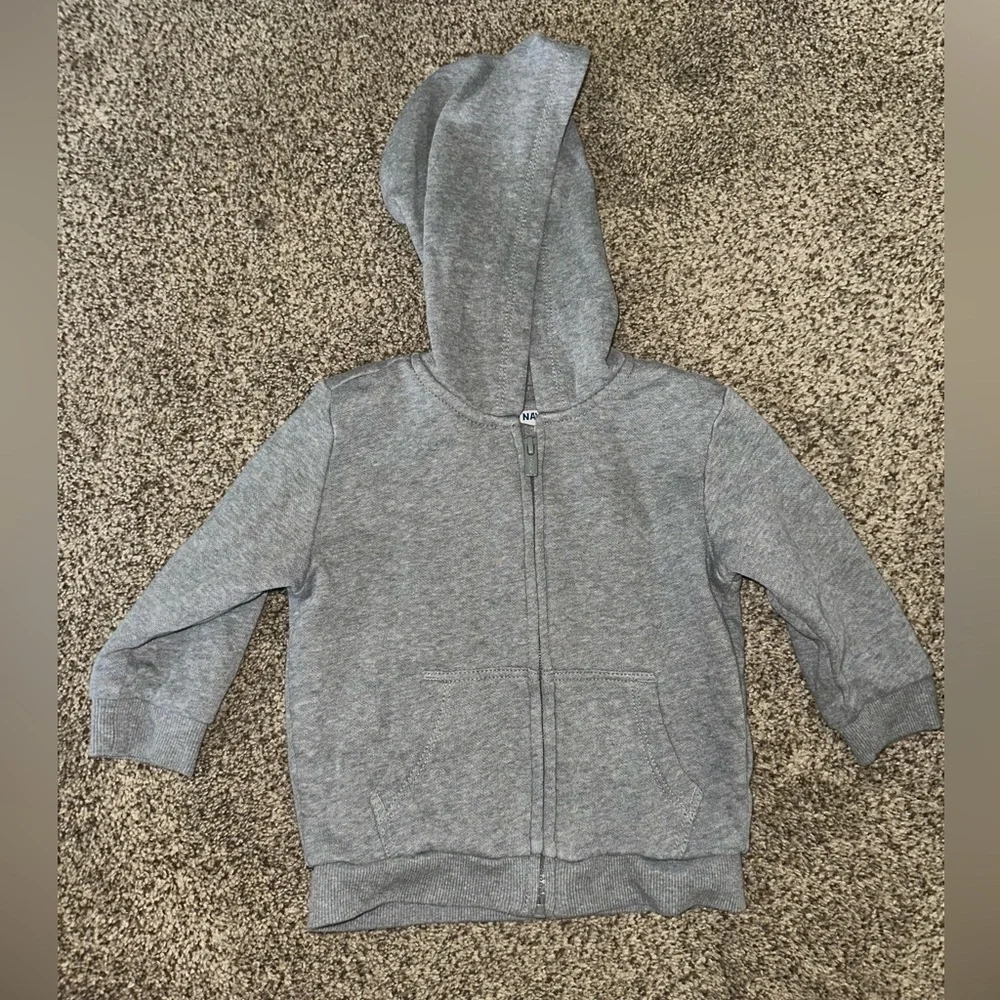 Old Navy Gray and Navy Kids Hoodies